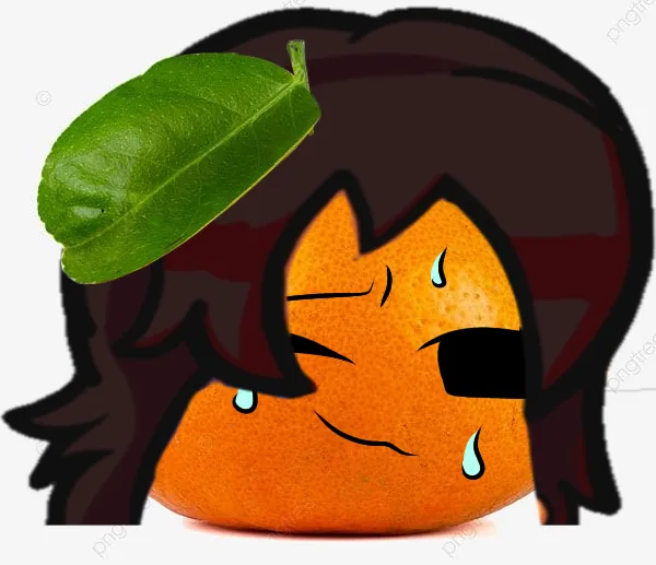Concepto naranja humorístico de Kamer